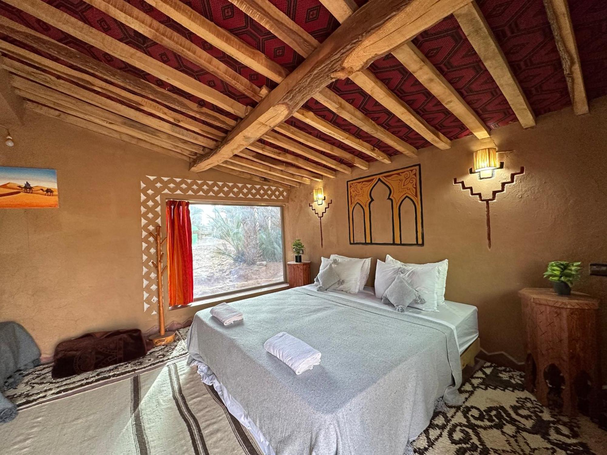 Camp Auberge Sahara Marokko マハミド 部屋 写真